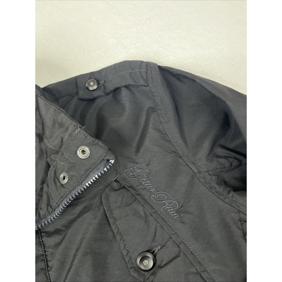 G Star Marker Military Womens L Large Black Jacket Zip Up Utility Field - Picture 4 of 8